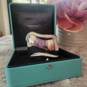 Tiffany & Co. Medium Bone Cuffin Bracelet in Sterling Silver by Elsa Peretti